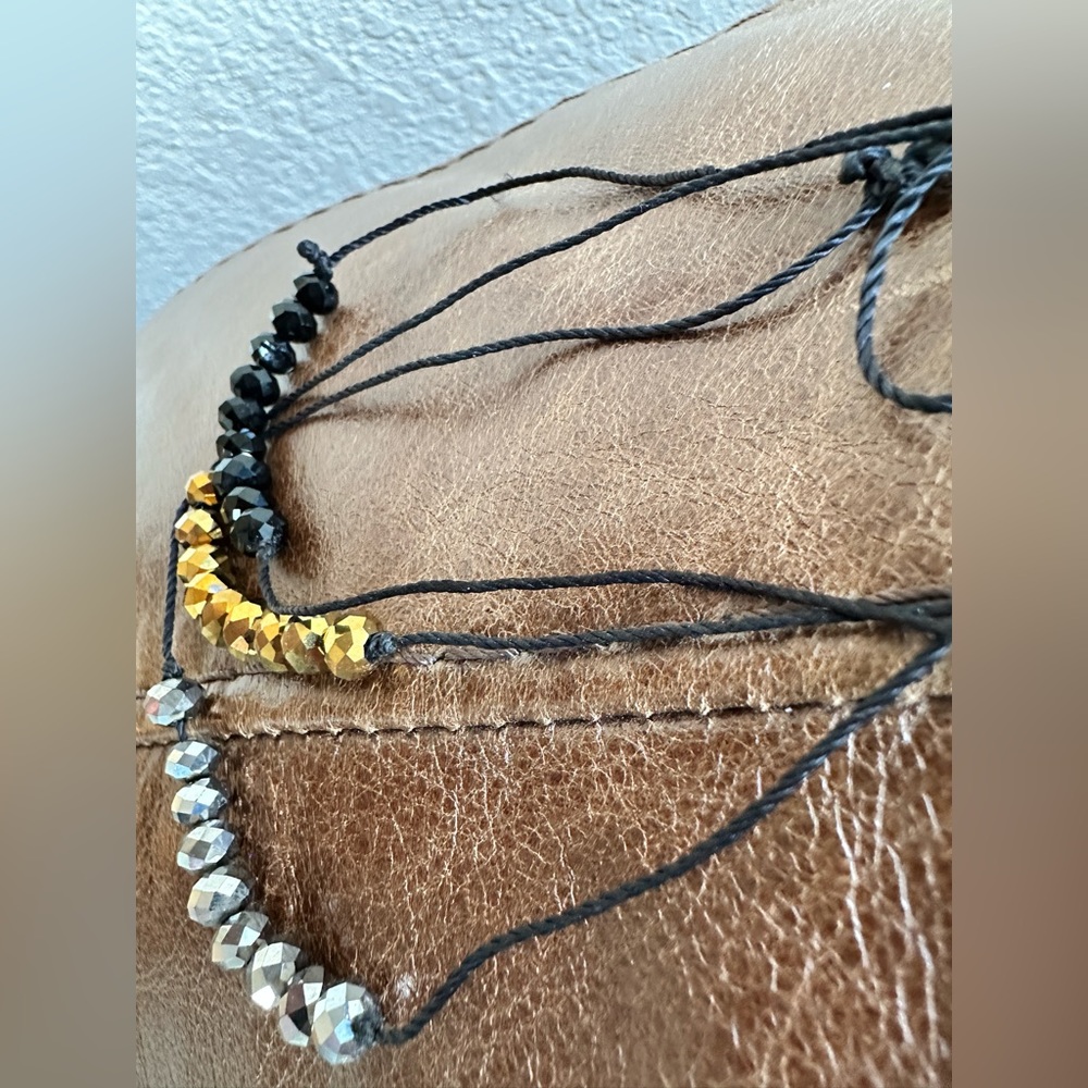 Bead bracelets- (3)